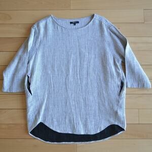 Madewell Linen Blouse Top Size S